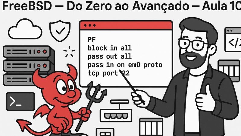 Aula 10: Redes no FreeBSD — configuração completa de interfaces