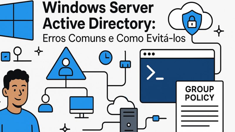 Windows Server Active Directory: Erros Comuns e Como Evitá-los