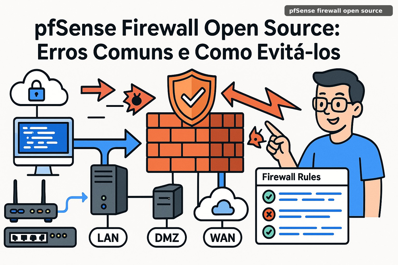 pfSense Firewall Open Source: Erros Comuns e Como Evitá-los