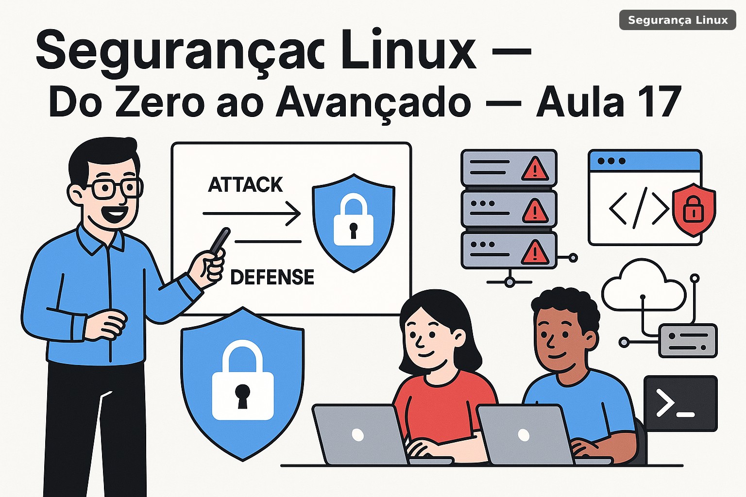 Aula 17: ClamAV — antivírus open source para Linux: instalação, configuração e automação