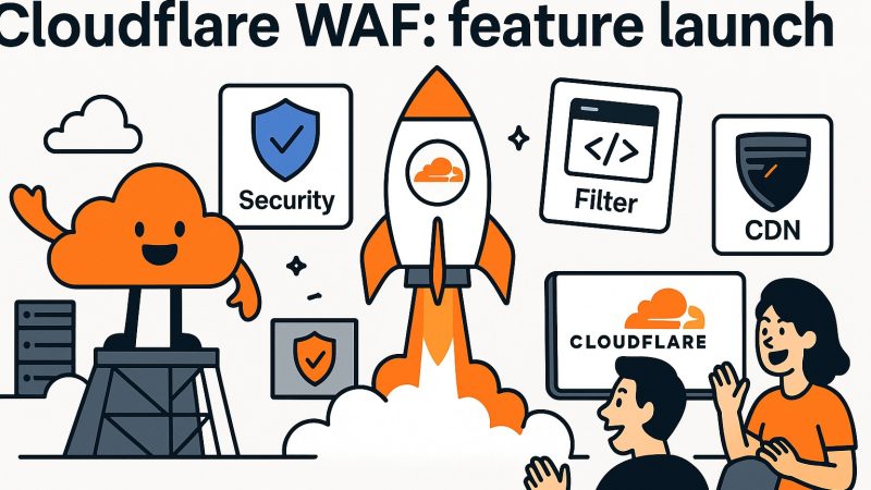 Lançamento do Cloudflare WAF com Novas Regras de Segurança