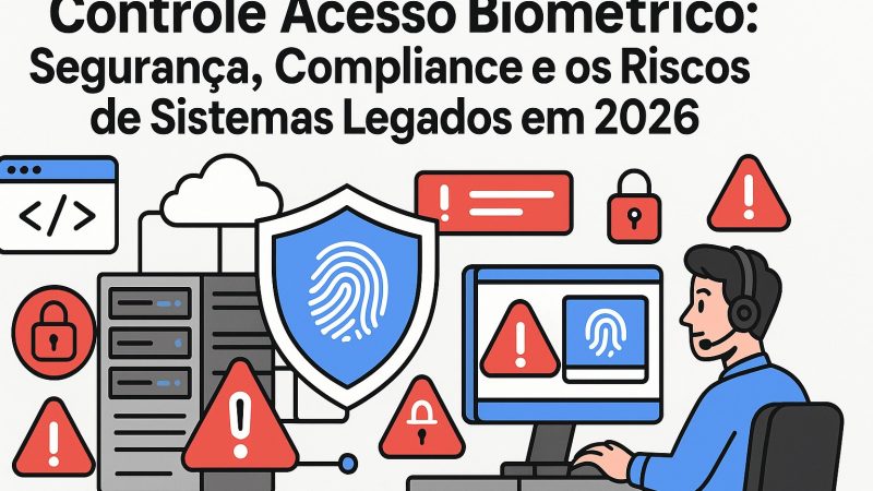 Controle Acesso Biométrico: Segurança, Compliance e os Riscos de Sistemas Legados em 2026