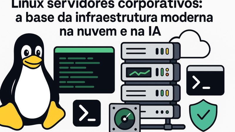 Linux servidores corporativos: a base da infraestrutura moderna na nuvem e na IA
