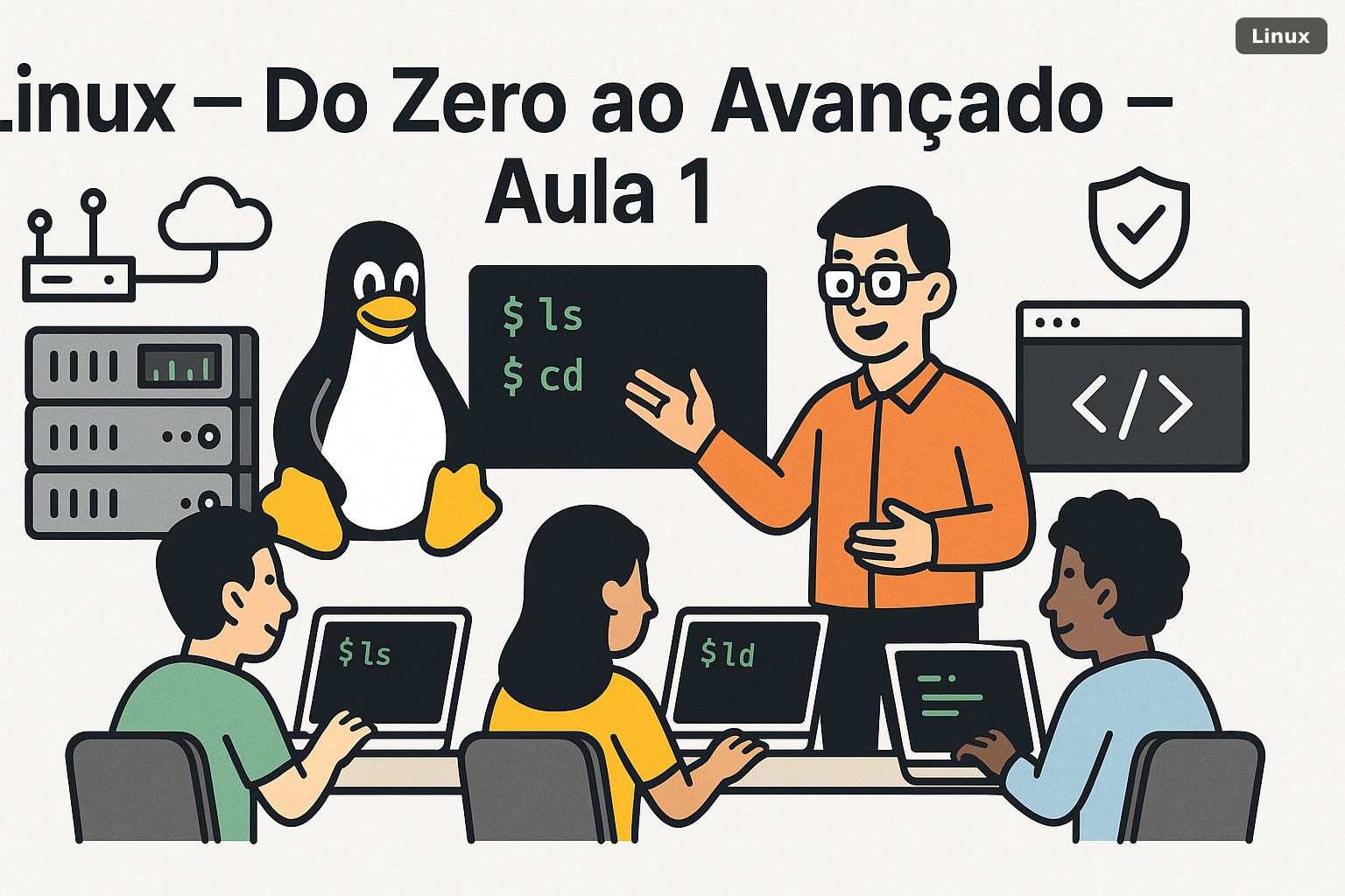 Aula 1: O que é Linux — história, filosofia e por que usar open source