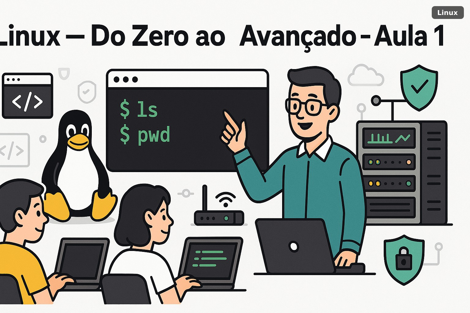 Aula 1: O que é Linux — história, filosofia e por que usar open source