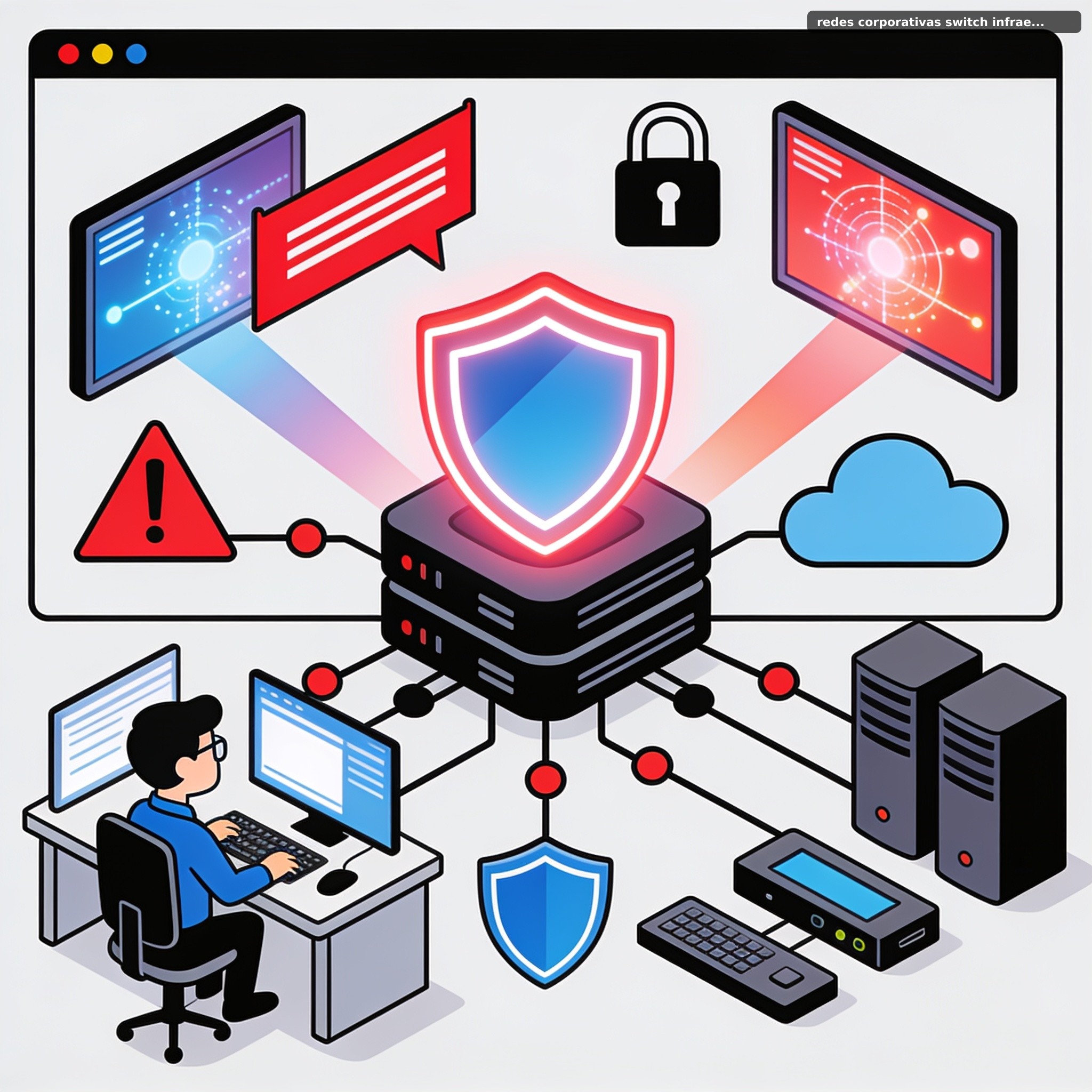 Redes Corporativas Switch: Principais Vulnerabilidades e Como Proteger sua Infraestrutura