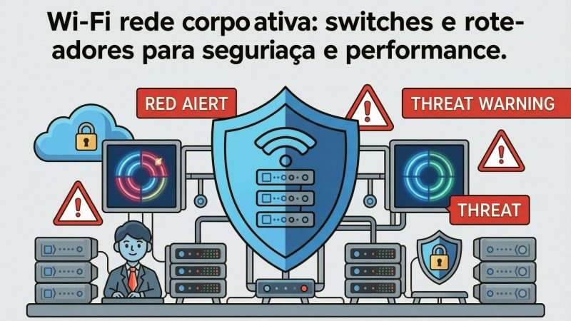Wi-Fi rede corporativa: switches e roteadores para segurança e performance