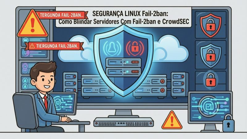 Segurança Linux fail2ban: Como Blindar Servidores com Fail2ban e CrowdSec
