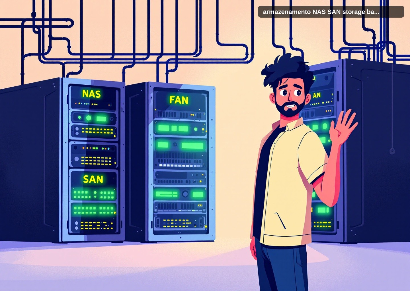 Armazenamento NAS SAN: Guia Completo para Backup Corporativo e Infraestrutura de TI