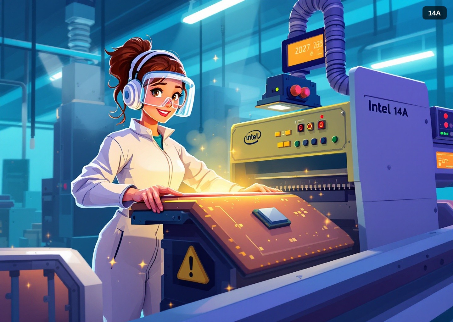 Intel 14A: Processadores com Produção em Alto Volume em 2028 e Risk Production Antecipada para 2027