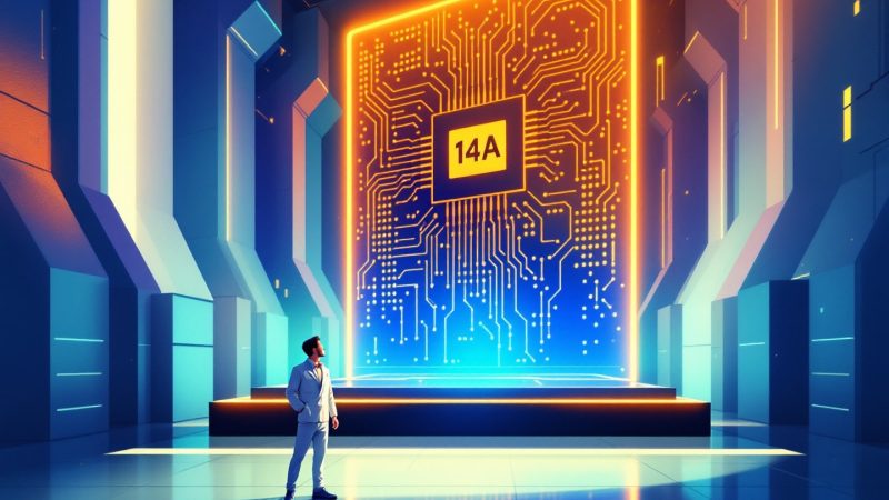 Intel 14A mercado: o nó que redefinirá a fundição em 2028