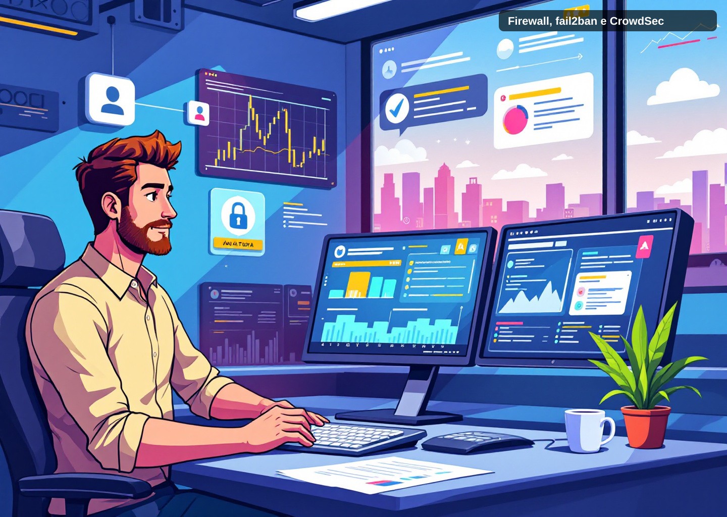 Aula 23: Monitoramento e alertas — Grafana, Prometheus e logs de firewall