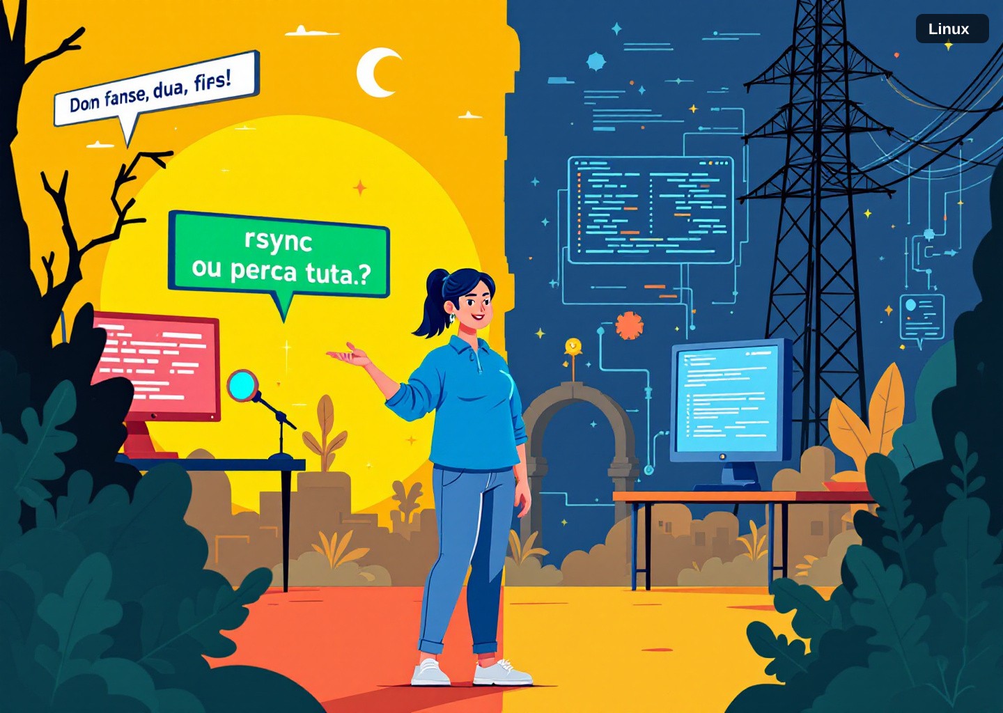 Aula 28: Backup no Linux — rsync, tar e estratégias de recuperação
