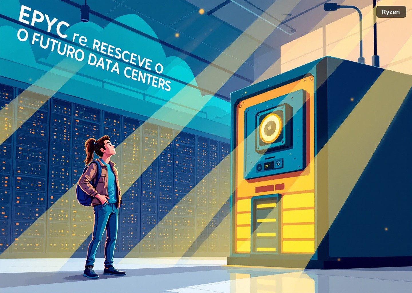 AMD Ryzen data center: como EPYC redefine servidores em 2026