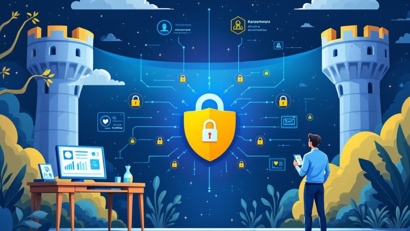 Proteção contra ransomware: defesa em camadas com backup e segmentação