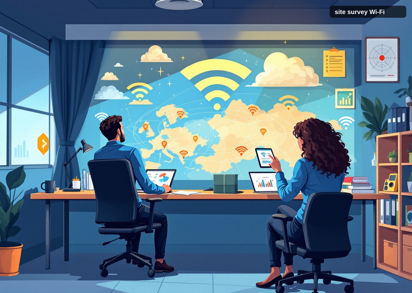 Site Survey Wi-Fi: Projeto de Cobertura para Escritórios