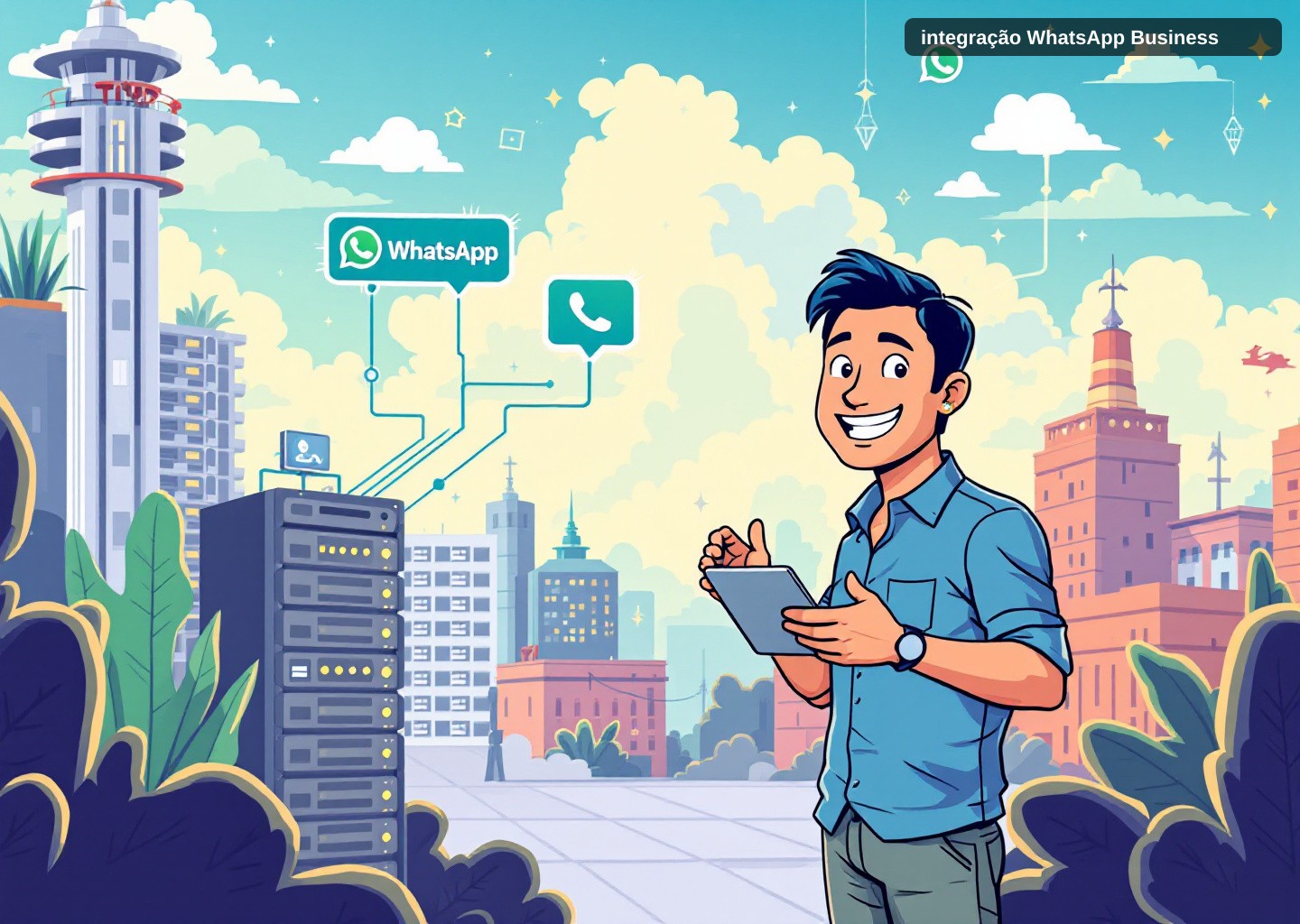 Integração WhatsApp Business: conecte sistemas corporativos