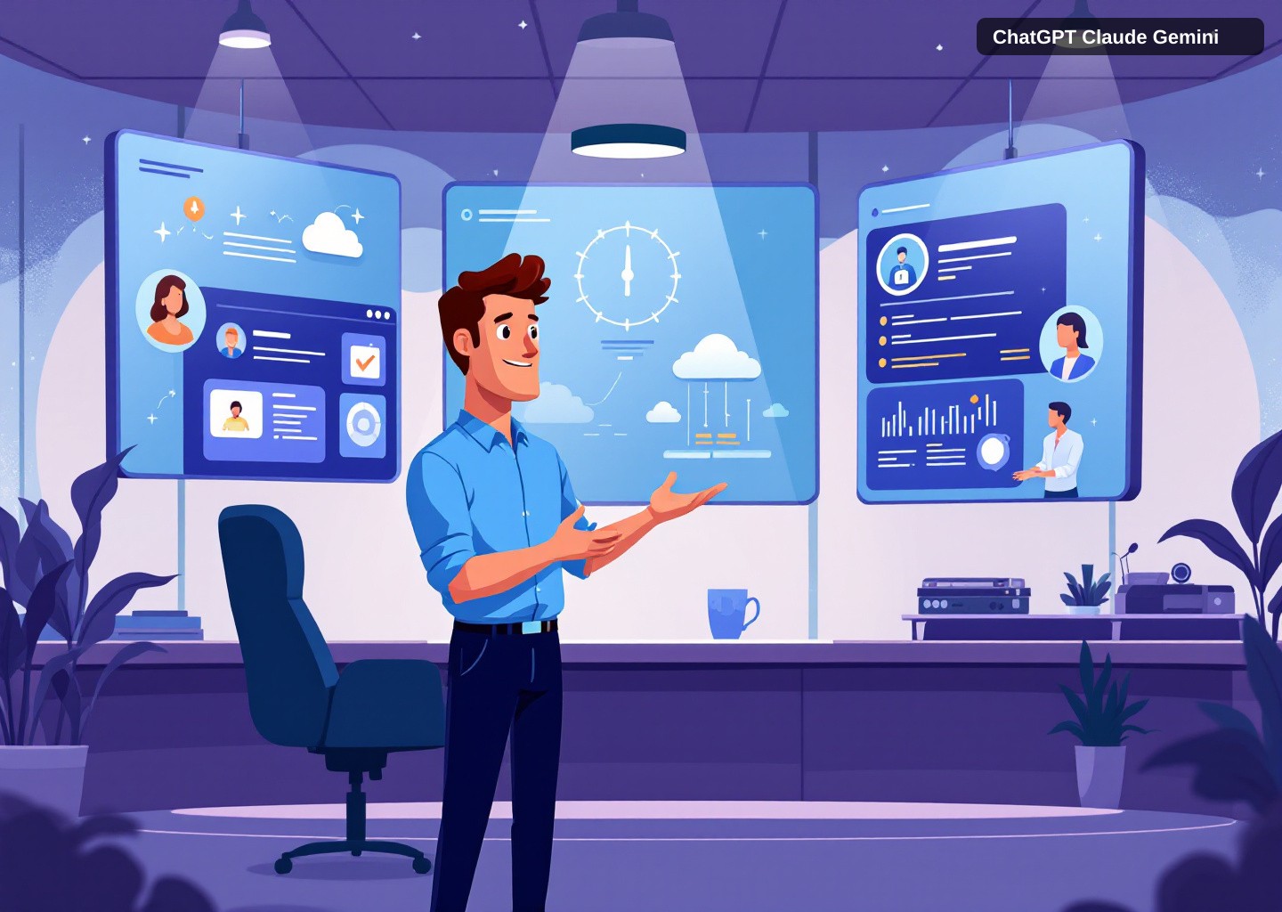 ChatGPT Claude Gemini: qual IA usar nos processos da empresa