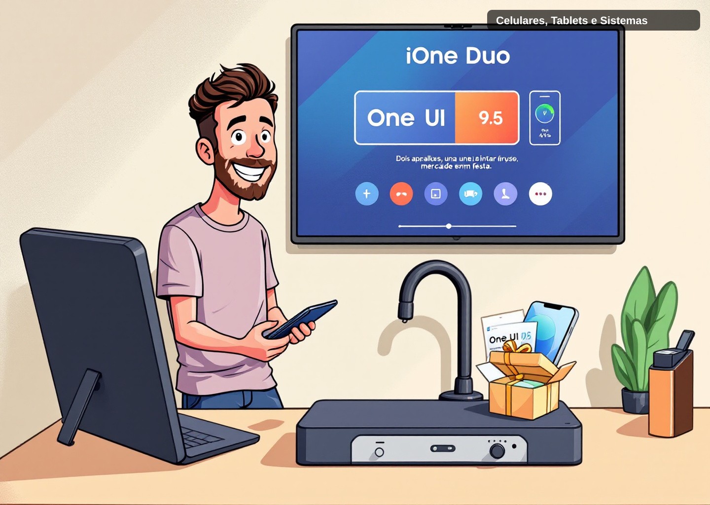 Resumo de celulares e tablets (22/10): iPhone Duo chega às mãos dos clientes, One UI 9.5 à vista