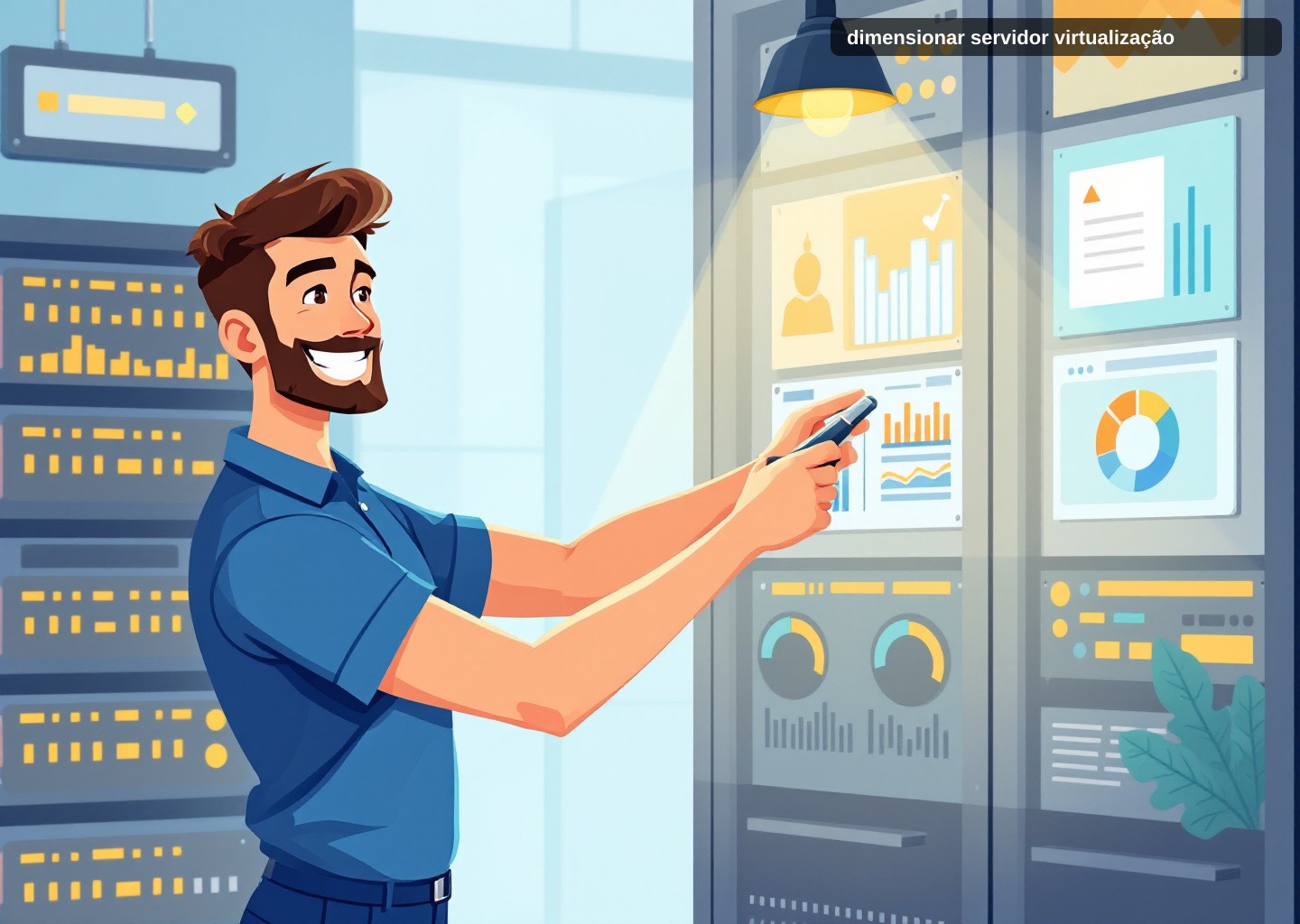 Dimensionar servidor virtualização: CPU, memória e storage