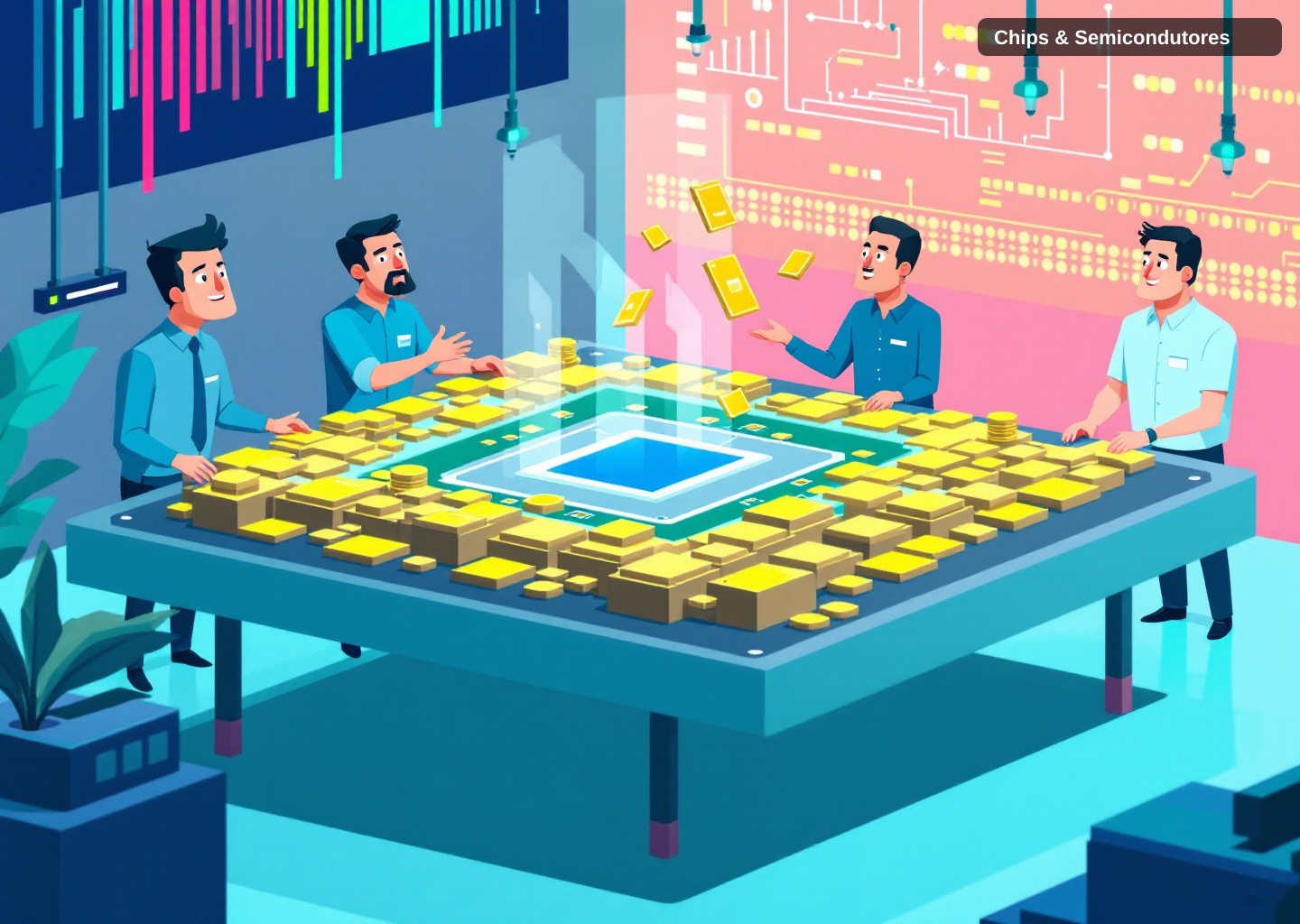 Resumo de chips e semicondutores (26/10): Intel e AMD se aproximam, TSMC eleva CoWoS, NVIDIA corta banda