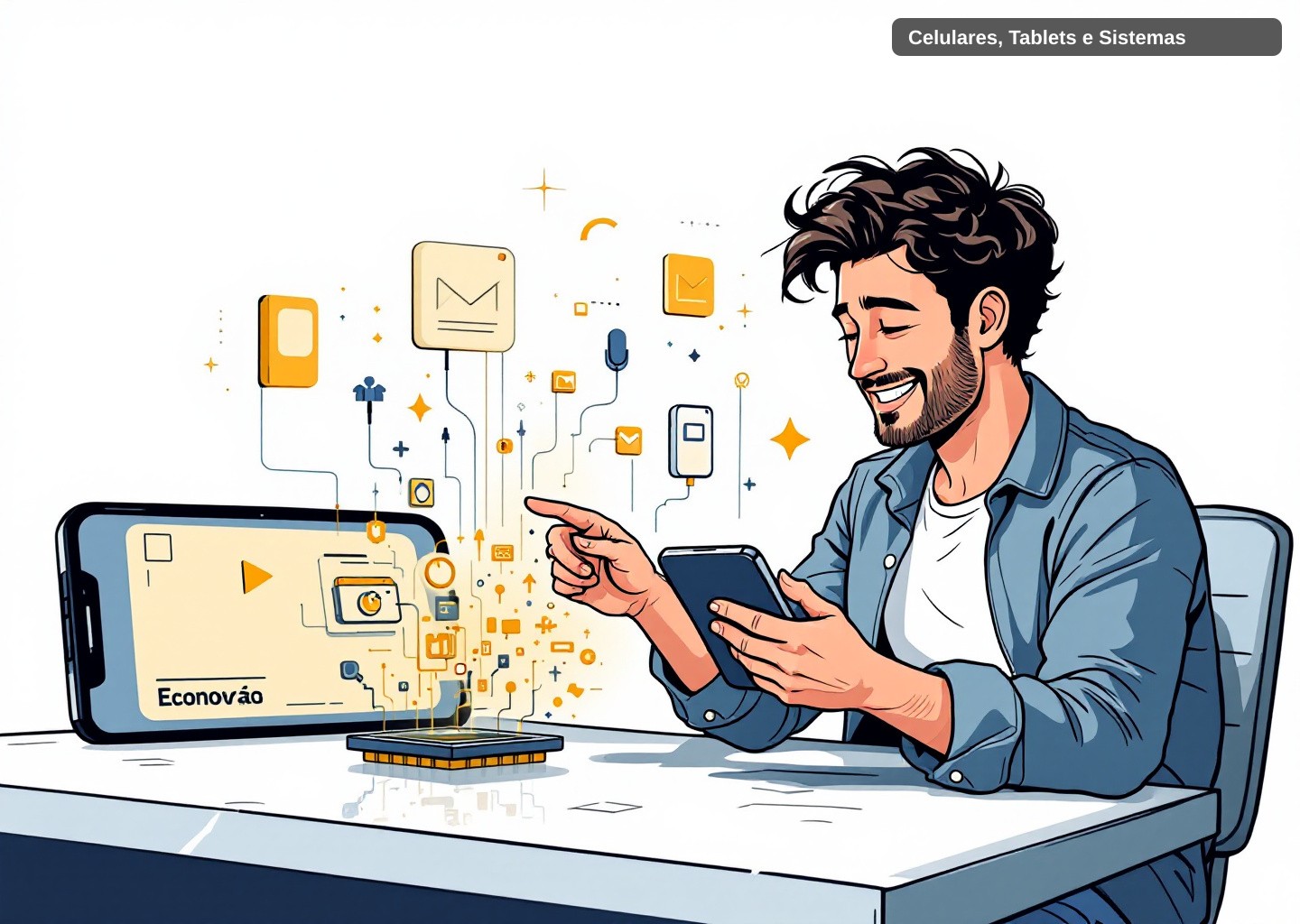 Resumo de celulares e tablets (28/10): iPhone dobrável, Android 17 na Motorola, sensor Sony